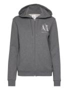 Sweatshirts Tops Sweat-shirts & Hoodies Hoodies Grey Armani Exchange