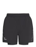 Newline Nwlfast 2In1 Zip Pocket Shorts W Svart