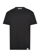 Woven Tab Tee Tops T-shirts Short-sleeved Black Calvin Klein Jeans