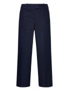 Tom Tailor Lea Straight Bottoms Trousers Wide Leg Navy Tom Tailor