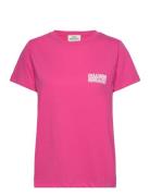 Single Organic Trenda M Tee Tops T-shirts & Tops Short-sleeved Pink Ma...
