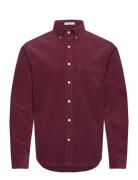 GANT Reg Ut Corduroy Shirt Burgundy