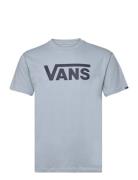 Mn Vans Classic Sport T-shirts Short-sleeved Blue VANS
