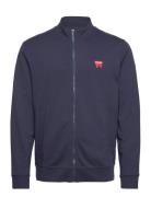 Wrangler Funnel Neck Zip Marinblå