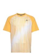 Performance T-Shirt Men Tops T-shirts Short-sleeved Yellow Head