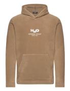 Blåvand Fleece Hoodie Tops Sweat-shirts & Hoodies Hoodies Brown H2O