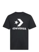 Converse Logo Star Chev Ss Tee Mushroom Forage Svart