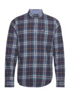 L/S Cotton Lumberjack Shirt Tops Shirts Casual Navy Superdry