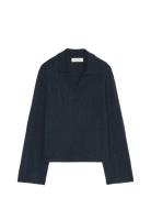 Pullover Long Sleeve Tops Knitwear Jumpers Navy Marc O'Polo