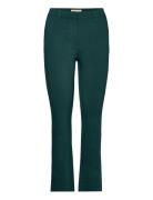 Sc-Lilly Bottoms Trousers Flared Green Soyaconcept