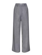 Fifth Trouser Bottoms Trousers Wide Leg Grey Once Untold