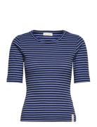 Esme Studios Esblossom Stripe 2/4 T-Shirt - Gots Marinblå