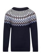 Fair Isle Sweater Tops Knitwear Pullovers Multi/patterned FUB
