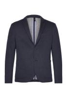 Piqué Blazer Suits & Blazers Blazers Single Breasted Blazers Blue Tom ...