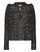 Didi Top Tops Blouses Long-sleeved Black Fabienne Chapot