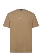 26/1 Jersey-Ssl-Tsh Tops T-shirts Short-sleeved Beige Polo Ralph Laure...