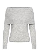 Cmibra-Pullover Tops Knitwear Jumpers Grey Copenhagen Muse