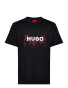 Dulive_U241 Designers T-shirts Short-sleeved Black HUGO