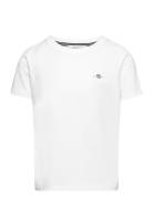 GANT Shield Ss T-Shirt Vit