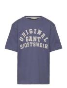 Original Sportswear T-Shirt Tops T-shirts Short-sleeved Blue GANT
