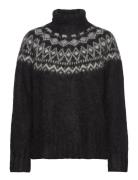 Falzarego Sweater Tops Knitwear Jumpers Black Twist & Tango