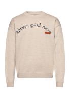 Pas De Mer Good News Jumper Beige