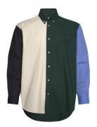 Blocking Solid Shirt Tops Shirts Casual Green Tommy Hilfiger