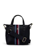 Poppy Small Tote Corp Bags Top Handle Bags Navy Tommy Hilfiger