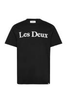 Les Deux Charles T-Shirt Svart