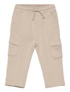 Cotton Jogger-Style Trousers Bottoms Sweatpants Beige Mango