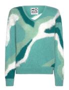 Adoration For A Vintage Vibe Tops Knitwear Jumpers Green Mo Reen Cph