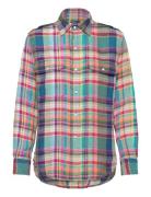 Polo Ralph Lauren Plaid Linen Utility Shirt Multi/patterned