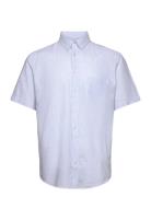 Bs Gale Casual Modern Fit Shirt Tops Shirts Short-sleeved Blue Bruun &...