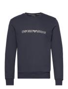 Emporio Armani Men's Knit Sweater Marinblå