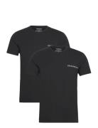 Emporio Armani Men's Knit 2-Pack T-Shirt Svart