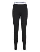 Classic Leggings_B Bottoms Trousers Leather Leggings-Byxor Black HUGO ...