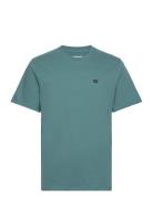 Sign Off Tee Tops T-shirts Short-sleeved Green Wrangler