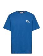 Legau Graphic Tee Sport T-shirts Short-sleeved Blue FILA