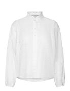 Karla Shirt Tops Blouses Long-sleeved White A-View
