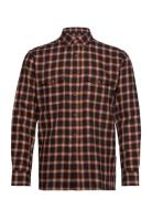 Clive Classic Shirt Tops Shirts Casual Brown Swedteam