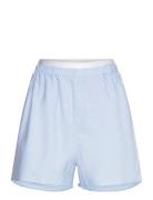 Ahlvar Gallery Airi Oxford Shorts Blå