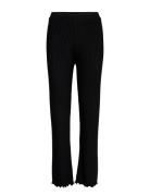 5X5 Solid Lonnie Bottoms Trousers Joggers Black Mads Nørgaard