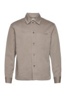 M. Matt Linen Overshirt Designers Overshirts Grey Filippa K