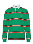 Classic Fit Jersey Rugby Shirt Tops Polos Long-sleeved Green Polo Ralp...