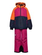 Ski Set - Colorblock Outerwear Coveralls Snow-ski Coveralls & Sets Mul...