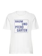 Jawo Designers T-shirts & Tops Short-sleeved White Baum Und Pferdgarte...