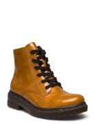 78240-68 Shoes Boots Ankle Boots Laced Boots Yellow Rieker