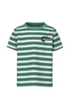 Nmmdike Ss Top Pb Tops T-shirts Short-sleeved Green Name It