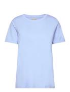 Frzashoulder 1 Tee Tops T-shirts & Tops Short-sleeved Blue Fransa