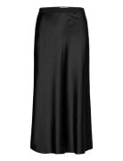 Ahlvar Gallery Hana Satin Skirt Svart